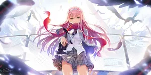 Darling In The Franxx Bright Light Wallpaper