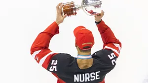 Darnell Nurse Celebrates Winning World Juniors Championship 2021 Wallpaper