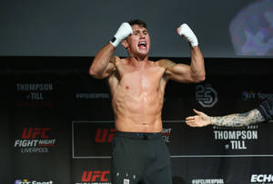 Darren Till Showing Off Gloves Wallpaper