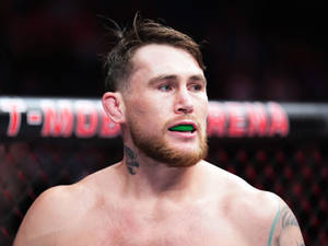 Darren Till With Green Mouthguard Wallpaper