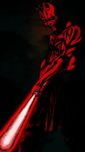 Darth Maul Sith Lord Comic Art Wallpaper