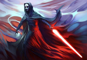 Darth Nihilus Digital Illustration Wallpaper