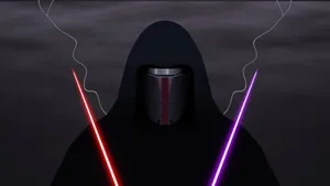 Darth Revan 4k Red Purple Lightsabers Wallpaper