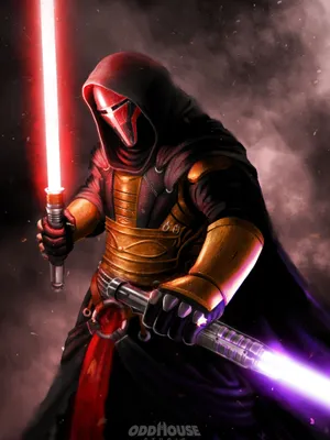 Darth Revan Signature Lightsabers Wallpaper