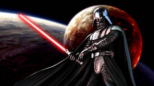 Darth Vader Fighting Stance Wallpaper