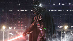 Darth Vader In A Fight Wallpaper