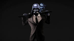 Darth Vader In A Suit Wallpaper