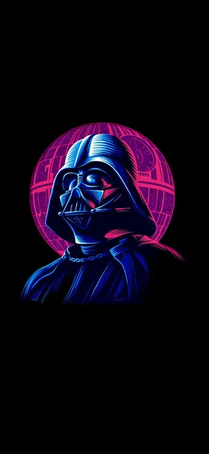 Darth Vader Oled Iphone Wallpaper