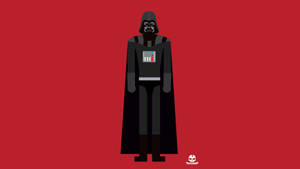 Darth Vader Red Vector Art Wallpaper