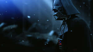 Darth Vaderin Shadowy Forest Wallpaper
