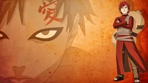 Dashing Gaara Stance Wallpaper