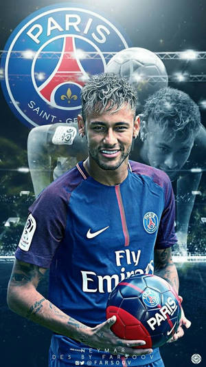 Dashing Neymar Fan Art Wallpaper