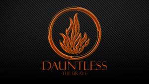 Dauntless Divergent Red Logo Wallpaper