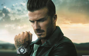 David Beckham Breitling Watch Wallpaper