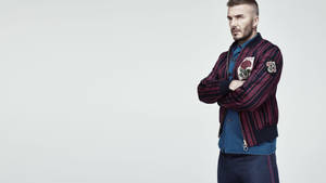 David Beckham Kent & Curwen Rose Wallpaper