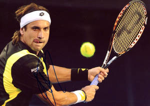 David Ferrer Tongue Out Wallpaper