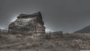 Days Gone Wood House Wallpaper