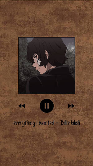 Dazai Music Player Icon Wallpaper