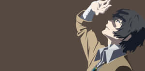 Dazai Osamu Anime Sophisticated Pose Wallpaper