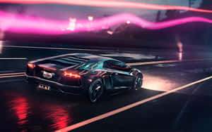 Daze Neon Lamborghini Wallpaper