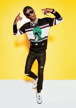 Dazzling Young Thug Phone Wallpaper