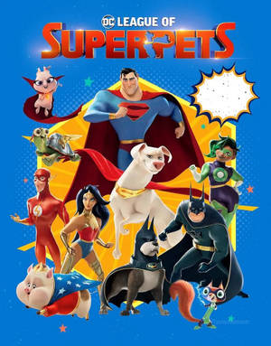 Dc League Of Super Pets Cartoon Wallpaper