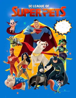 Dc League Of Super Pets Cartoon Wallpaper
