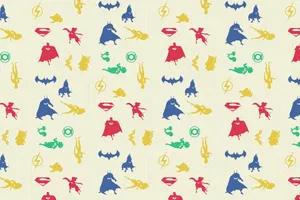 Dc League Of Super Pets Minimalist Pattern Wallpaper