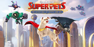 Dc League Of Super Pets Movie Poster Wallpaper