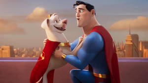 Dc League Of Super Pets Superman Wallpaper