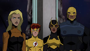 Dc Young Justice Scene Wallpaper