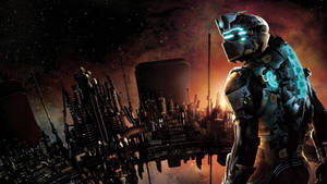 Dead Space Isaac In Titan Station Wallpaper