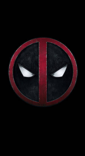 Deadpool Mask Logo Lock Screen Wallpaper