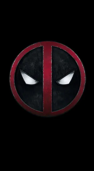Deadpool Mask Logo Lock Screen Wallpaper