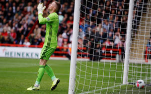 Dean Henderson Facing Sky Wallpaper