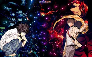 Death Note Kira Vs L Wallpaper