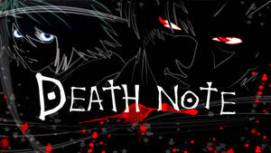 Death Note Light And L Eyes Wallpaper
