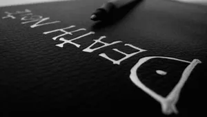 Death Note White Pen Wallpaper