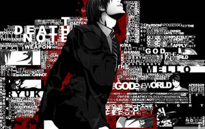 Death Note Words Abstract Wallpaper