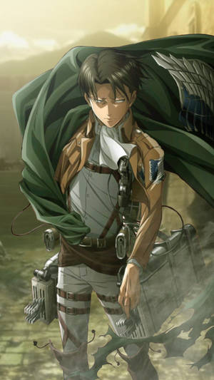 Death Stare Levi Attack On Titan 4k Wallpaper