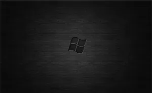 Debossed Dark Windows Logo Wallpaper