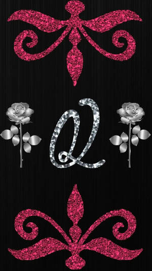 Decorative Letter Q Wallpaper