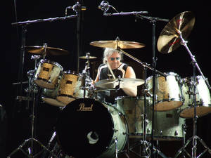 Deep Purple British Drummer Ian Paice Arrow Festival 8 Wallpaper