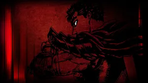 Deep Red Berserk Guts Wallpaper