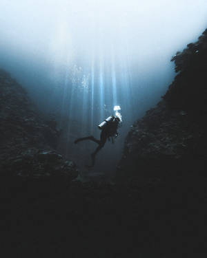 Deep Sea Diver Gopro Wallpaper