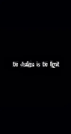 Define Limit Philosophical Quote Wallpaper