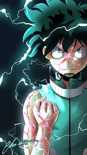 Deku Full Cowling Mode Wallpaper