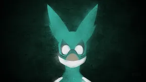 Deku In His Hero Uniform Wallpaper