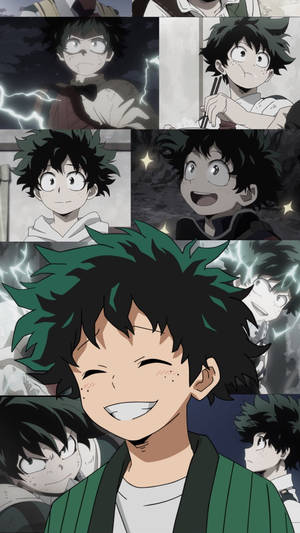 Deku Pfp Comic Collage Wallpaper