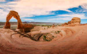 Delicate Arch Land Vortex Wallpaper